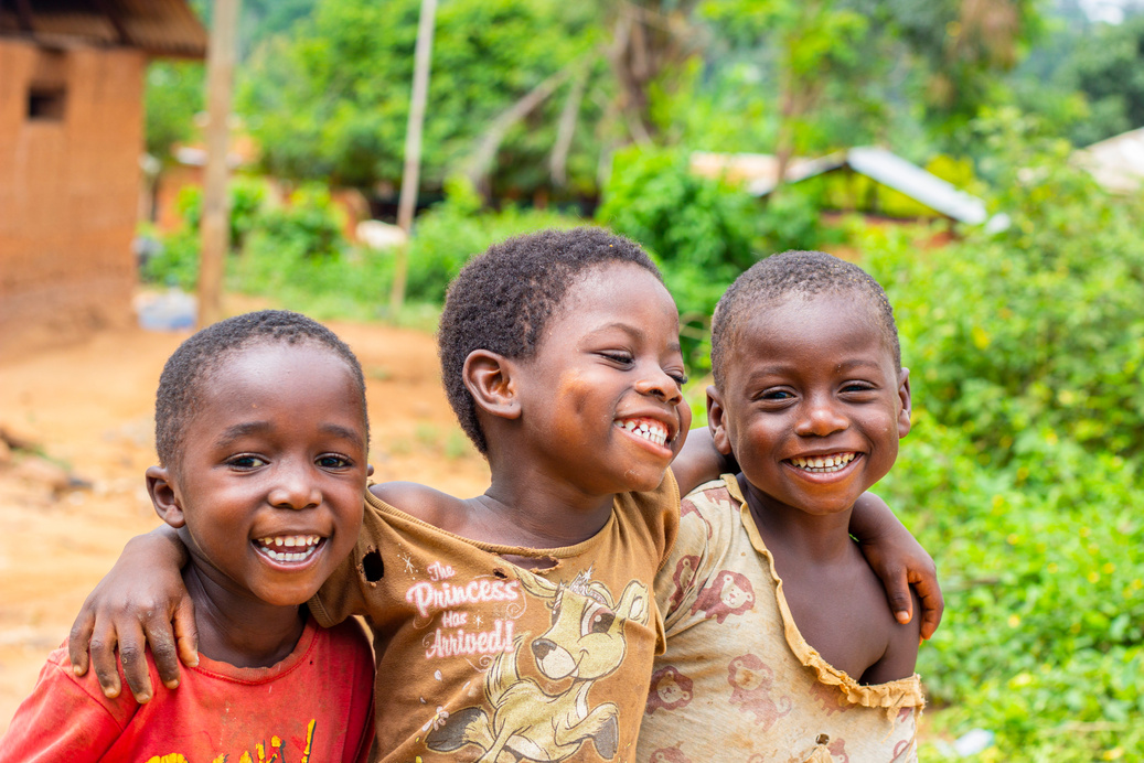 Beautiful Ghanaian Children Smilling